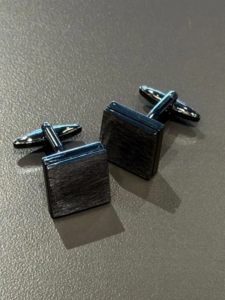 Square cufflinks at Modern Suit & Dress